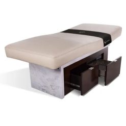 INSIGNIA WAVERLY™ Multi-purpose treatment table with replaceable mattress - Base Cabinet Opened