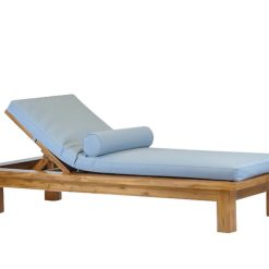 Outdoor Lounger with Bolster Right View