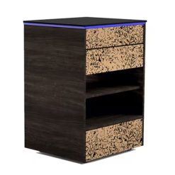 Clodagh Trolley - Leaf and Shade Walnut