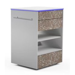 Clodagh Trolley - Leaf and Shade with Towel Rack