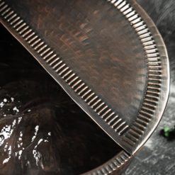 Handcrafted Dark Copper Pedicure Bowl–3 Essential Kneads | Professional Spa Beds & Wellness Equipment