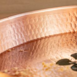Handmade Matte Copper Foot Soaking Bowl 2 Essential Kneads | Professional Spa Beds & Wellness Equipment