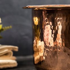 Handmade Solid Copper Foot Bath with Removable Footrest – Luxury Spa & Detox Soaking Basin Handmade Solid Copper Foot Bath with Removable Footrest 6 Essential Kneads | Professional Spa Beds & Wellness Equipment