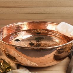 Luxurious Solid Copper Foot Soaking Bowl – Handmade Pure Copper Pedicure Basin